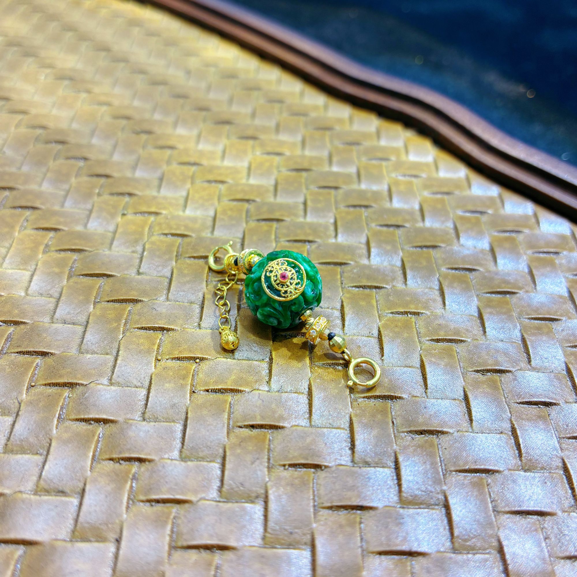 翡翠吊坠 18k金 2156 多样性发一件