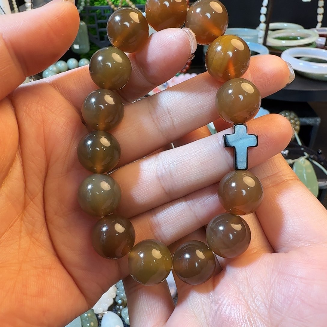 玛瑙/玉髓未镶嵌手链