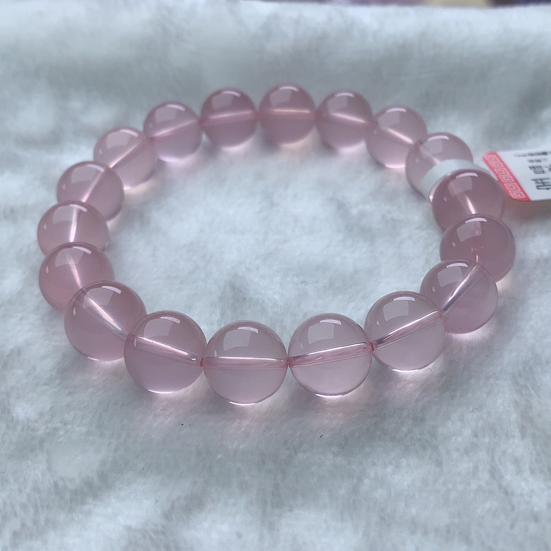 手串水晶未镶嵌粉水晶