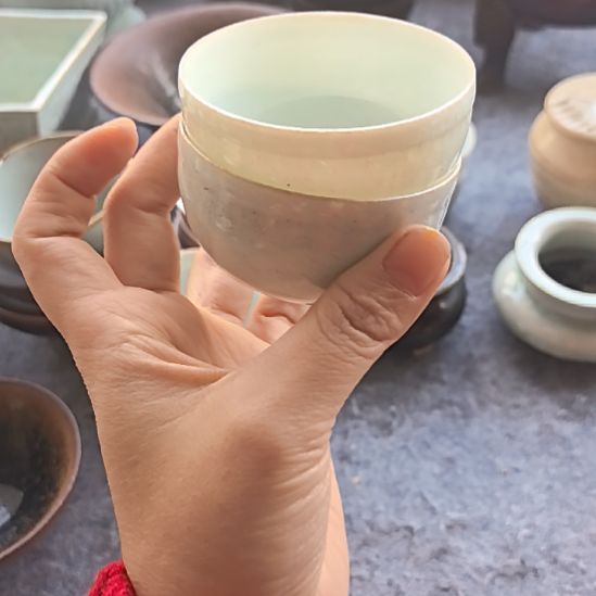 默***默瓷片湖田窑杯一个全品