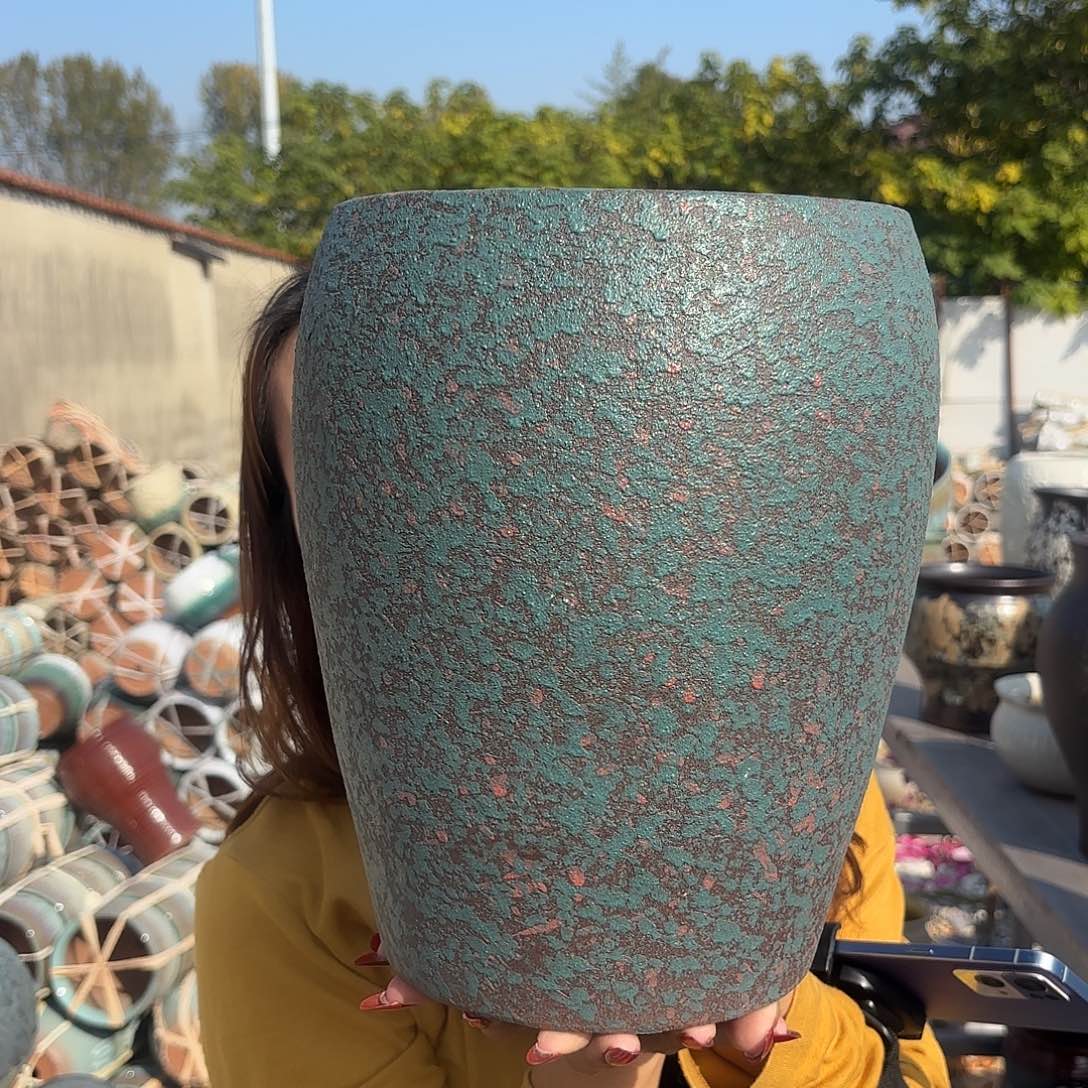 明国绿蛋壳一个口20高度28