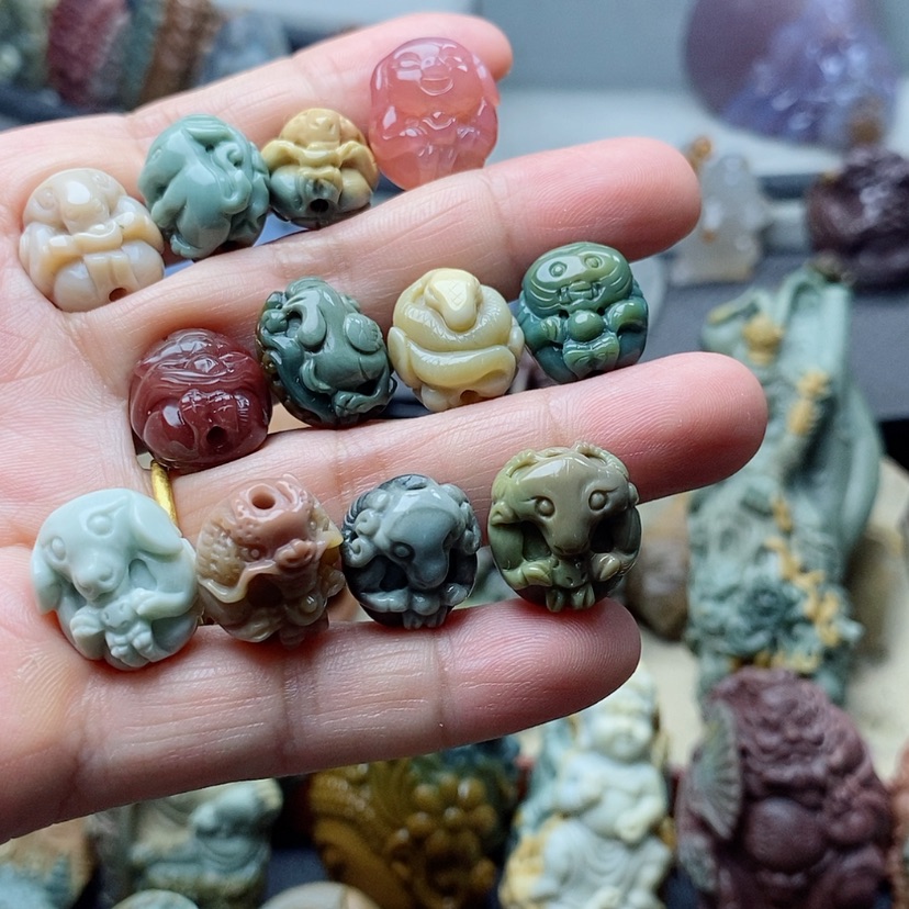 【闪购商品】定制石英质玉吊坠未镶嵌