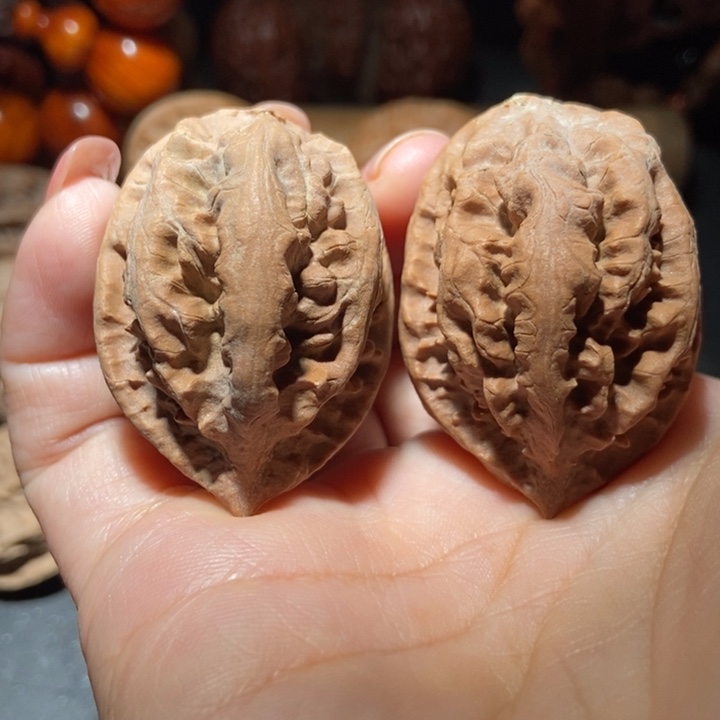 把件文玩核桃东北楸子小雪218