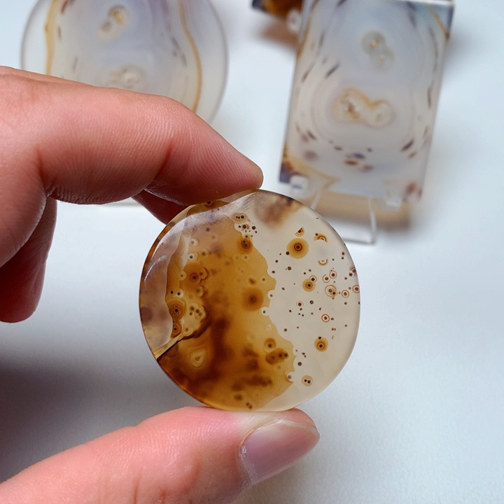 玛瑙/玉髓吊坠(不含链)未镶嵌咔*