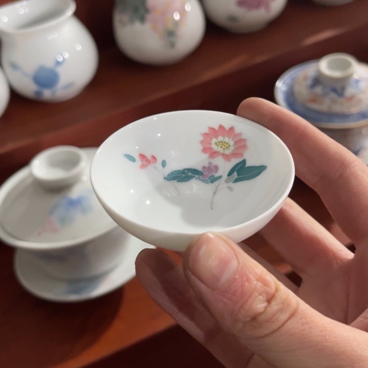 醴陵釉下高温瓷手绘20毫升