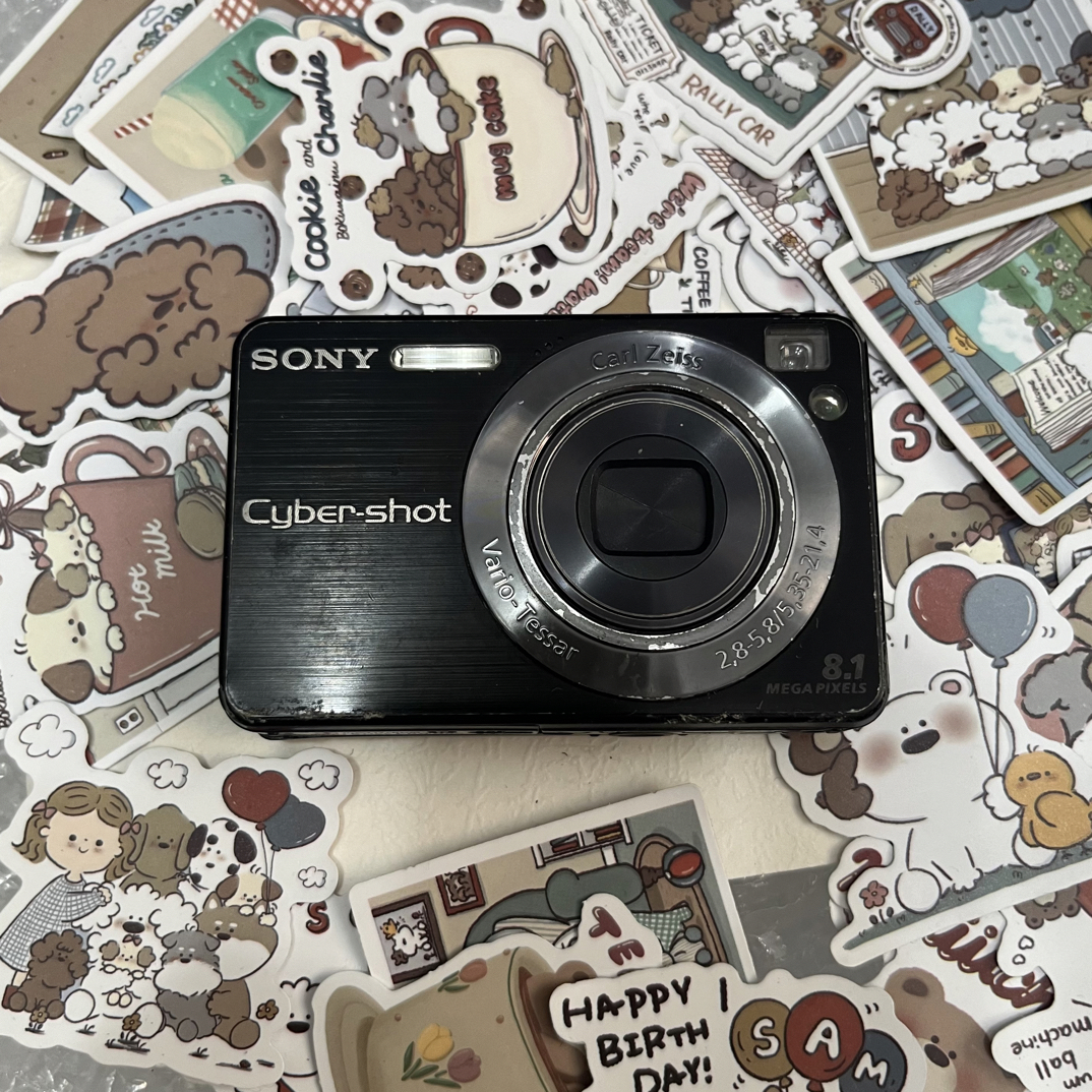 9新 Sony/索尼 W130。810万有效像素，屏泛黄