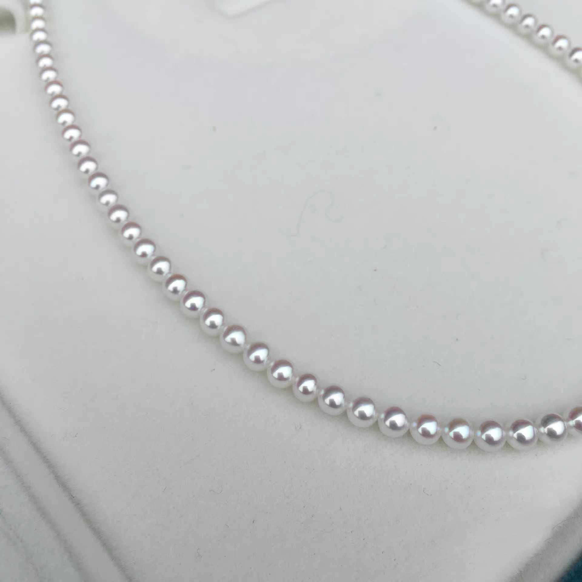 (超越大证)天然珍珠18k镜面4-5M完全正圆无瑕珍珠项链真珍珠时尚