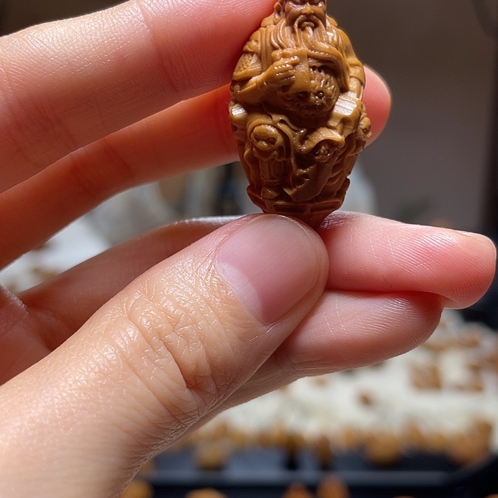 吊坠橄榄核橄榄 关公