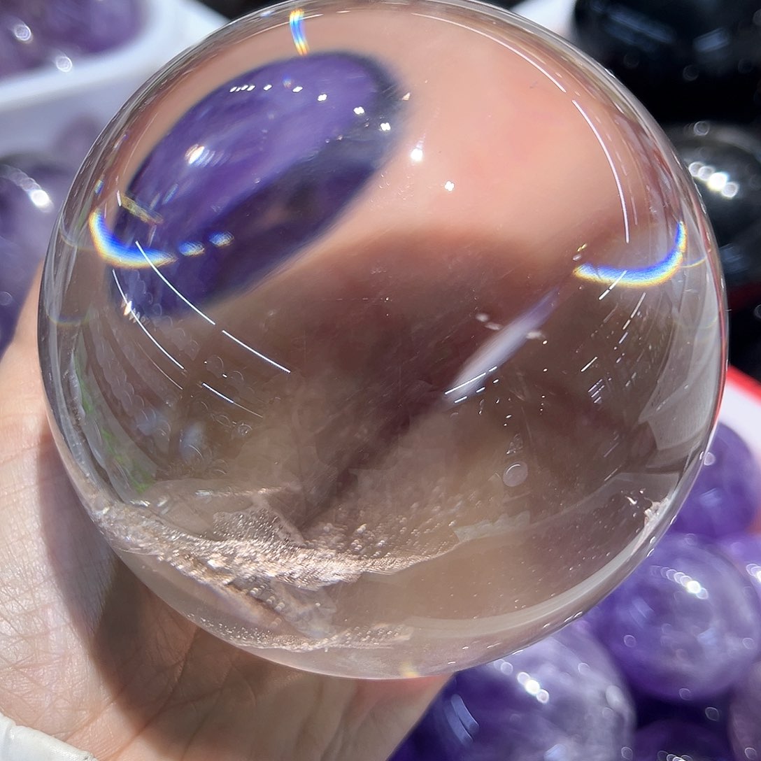 水晶水晶球摆件未镶嵌