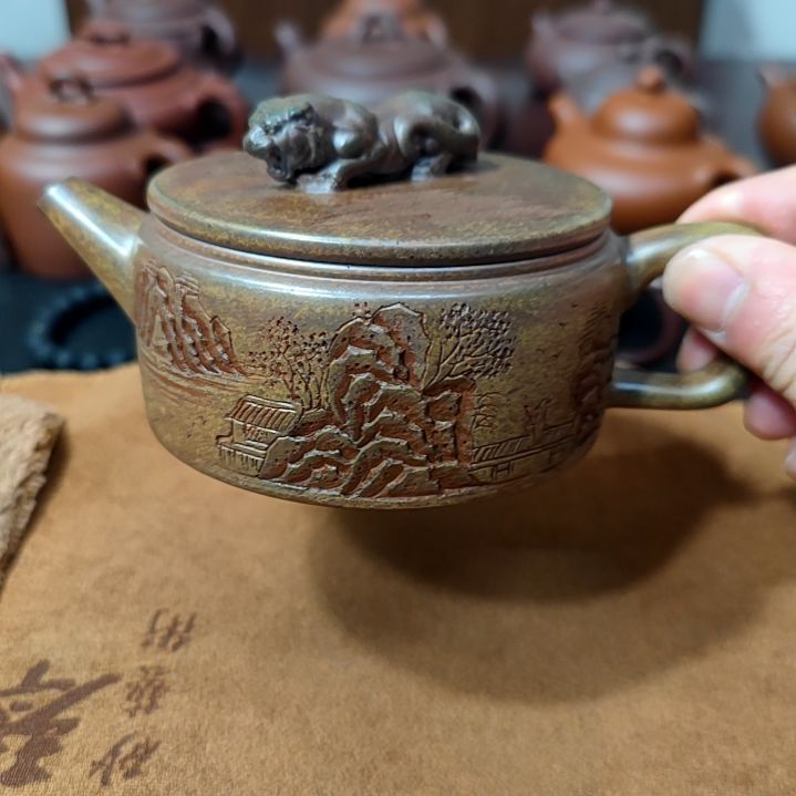 紫砂茶壶宜兴紫砂壶精工