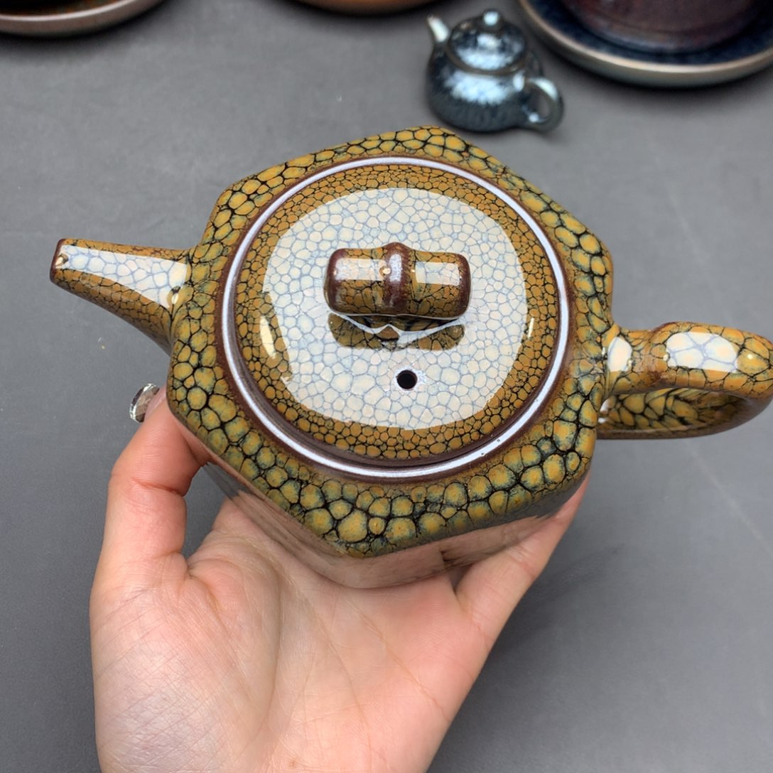 茶盏建盏铁胎壶原矿