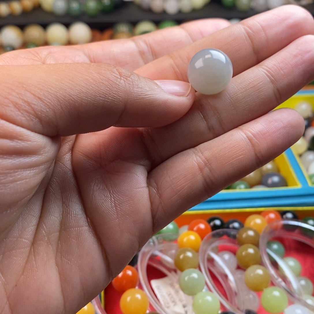 和田玉未镶嵌珠宝奇石卡14烟紫y