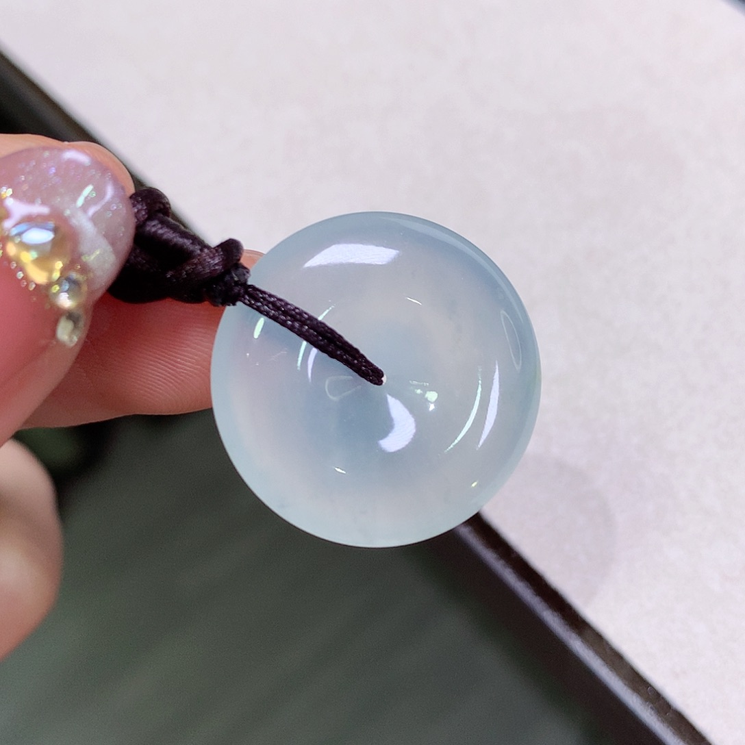 翡翠未镶嵌颈饰23.6-5