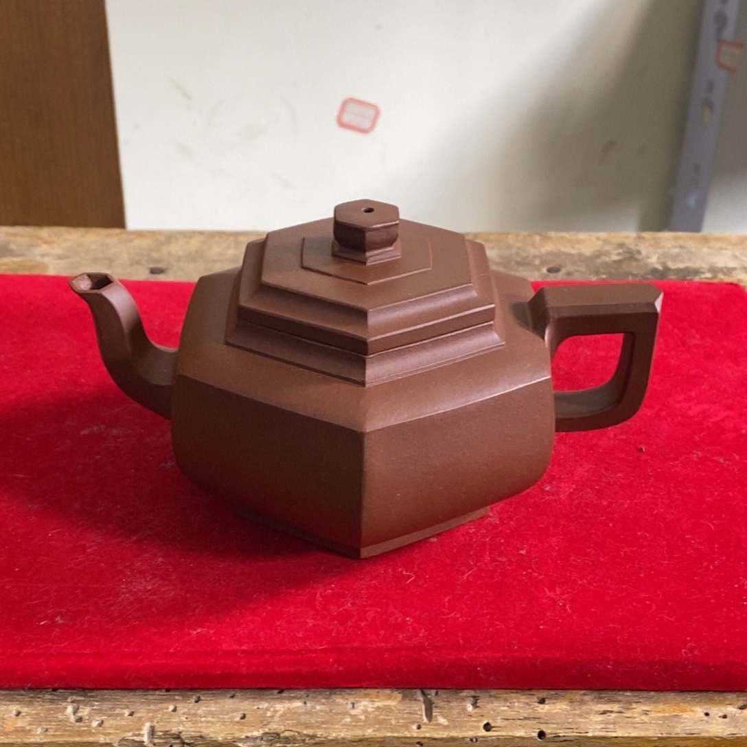 茶壶紫砂白17 六方雪华