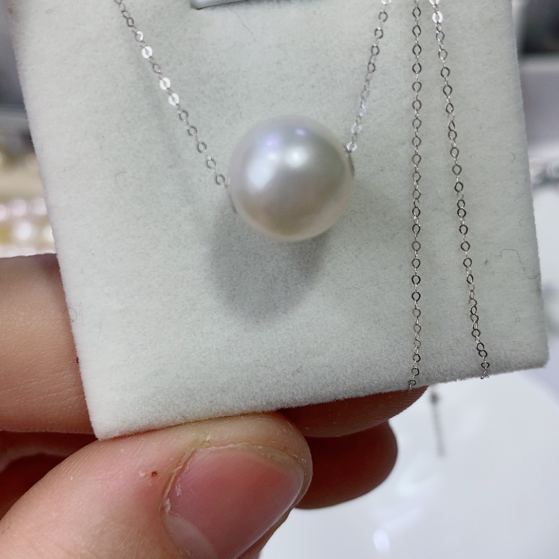 海水珍珠颈饰18K金镶嵌