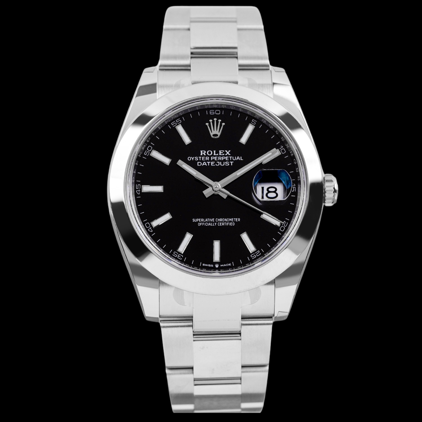 未使用 Rolex/劳力士 25年劳力士日志126300黑条