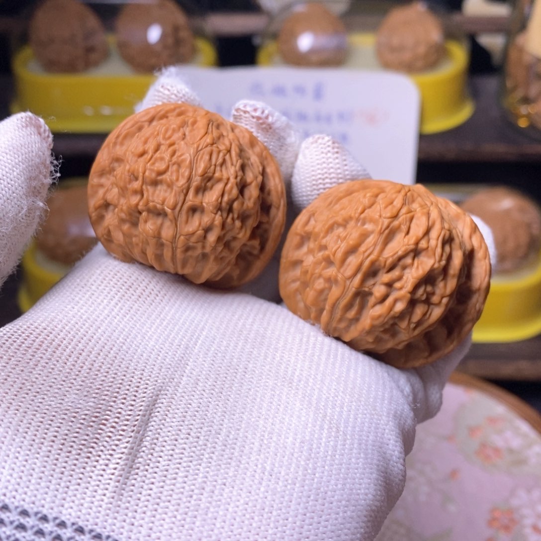 文玩核桃把件磨盘41