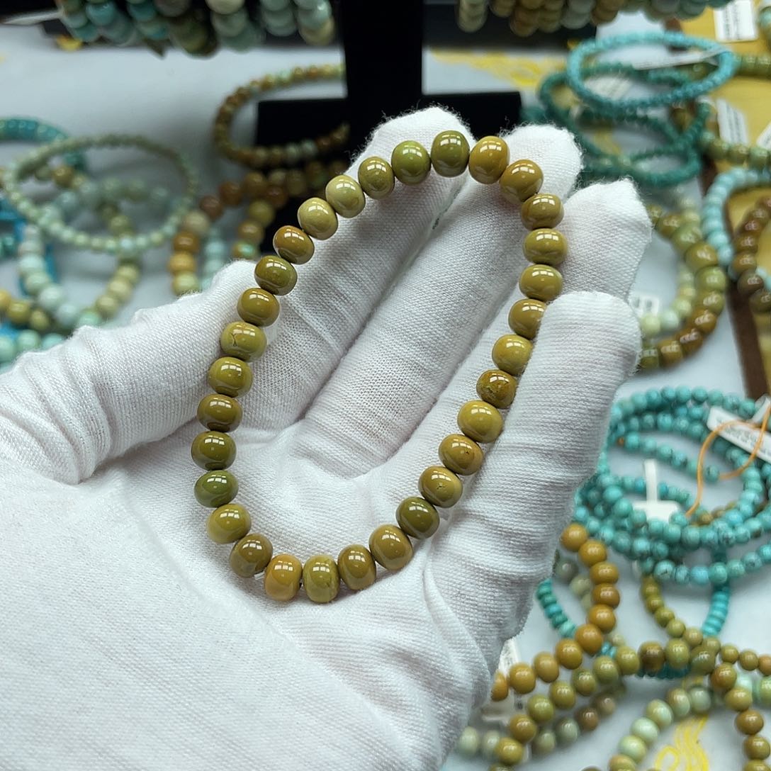 未镶嵌绿松石珠宝奇石栗*