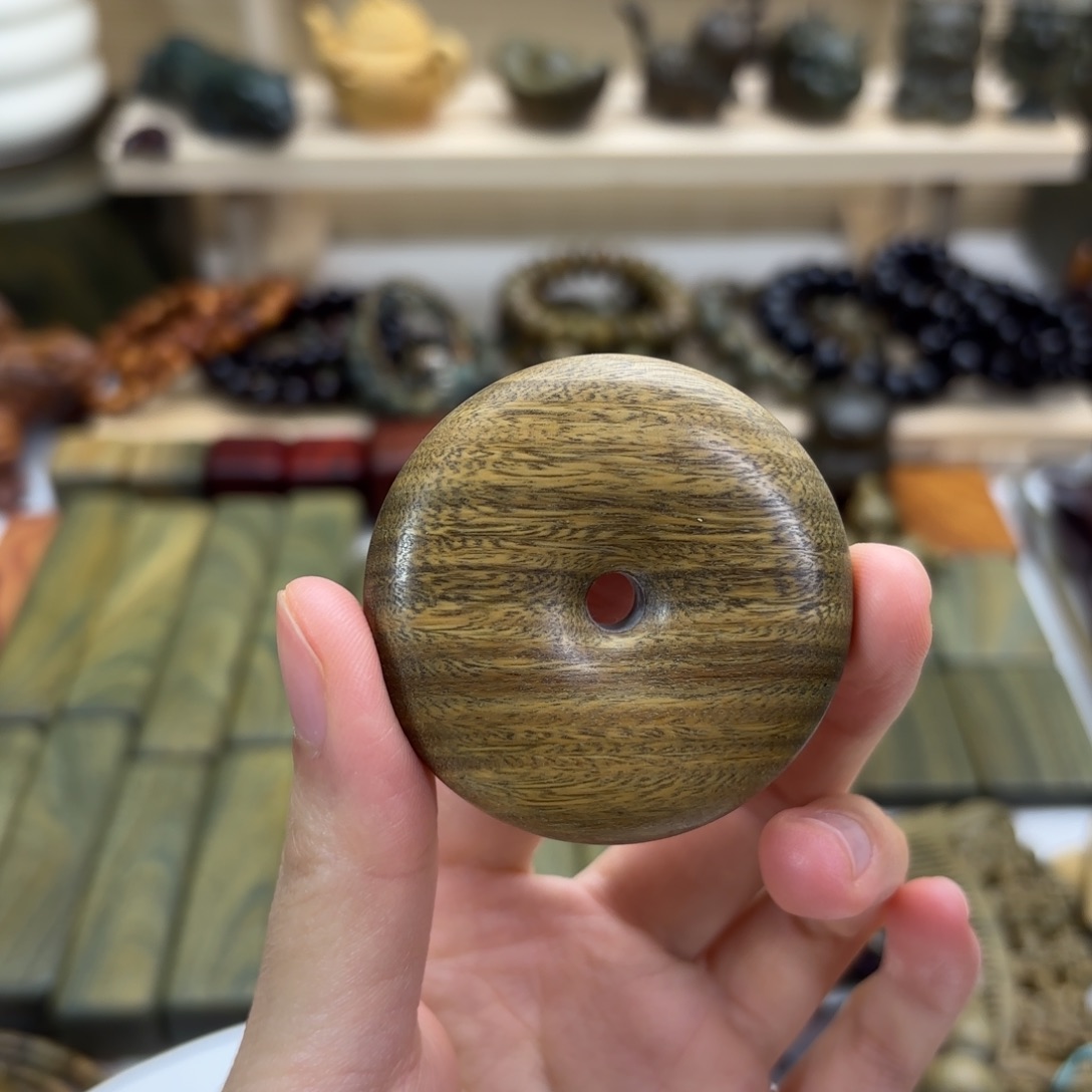 木绿檀5公分1.4厚平安扣