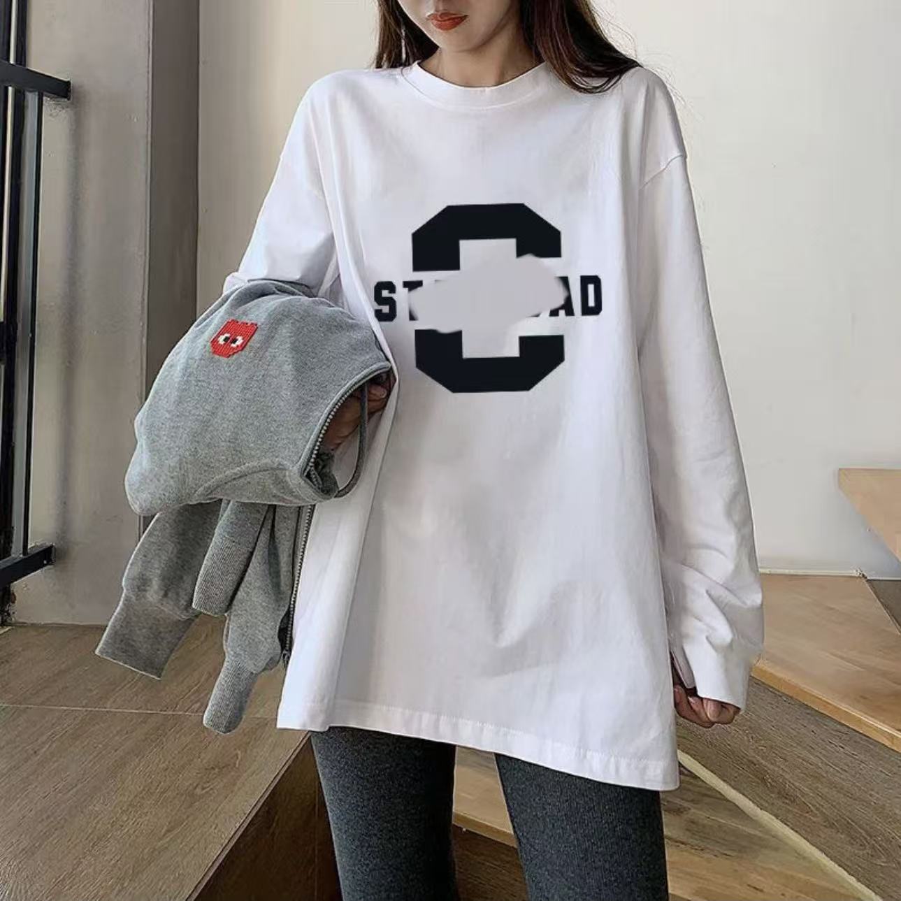 【杭州-新九天】NN124-时尚女装设计感卫衣显瘦休闲百搭气质百搭