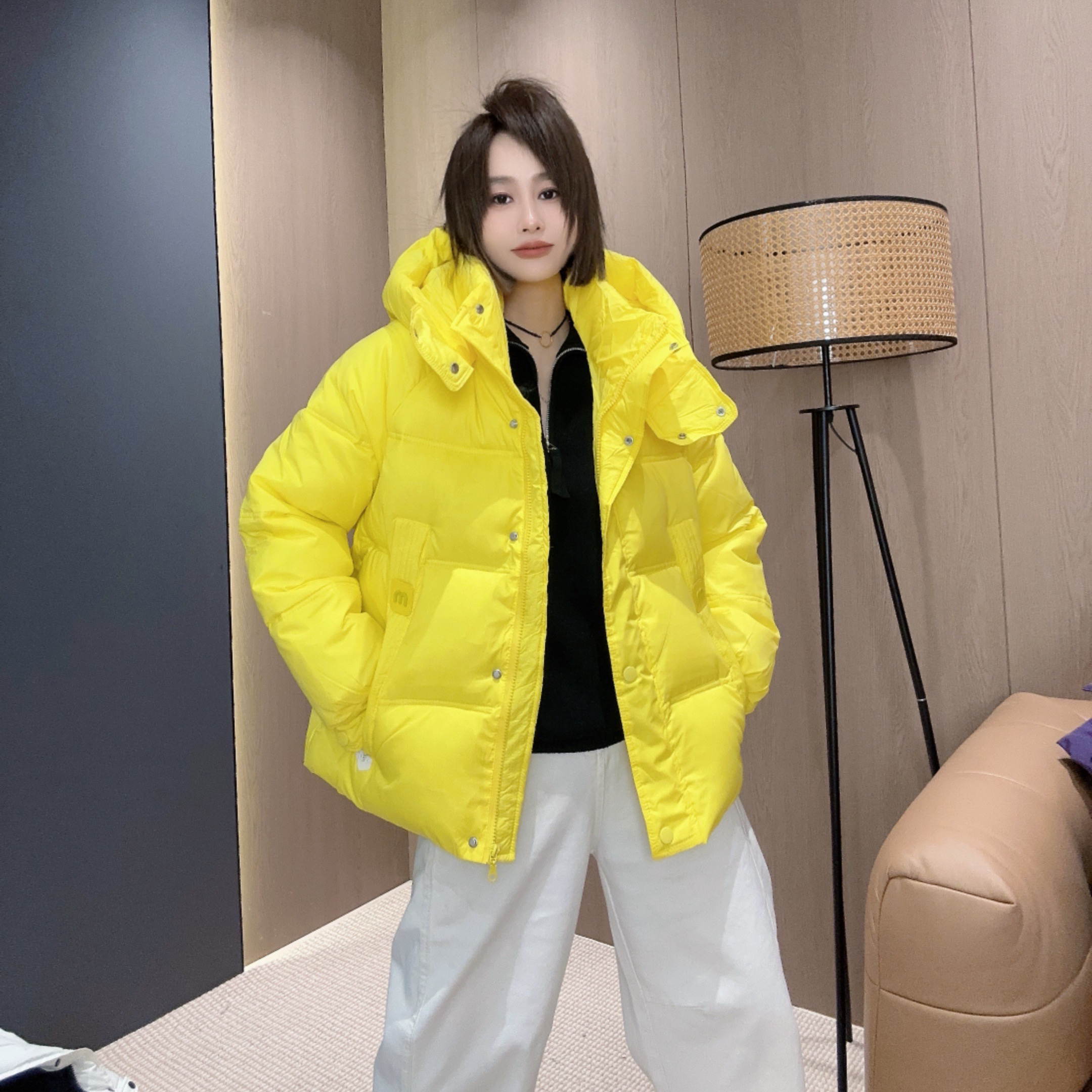 洋仔潮品  0351冬季新款连帽加厚棉服外套