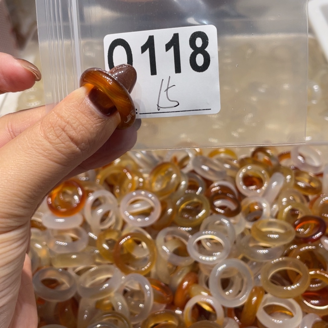 玛瑙/玉髓未镶嵌戒指118