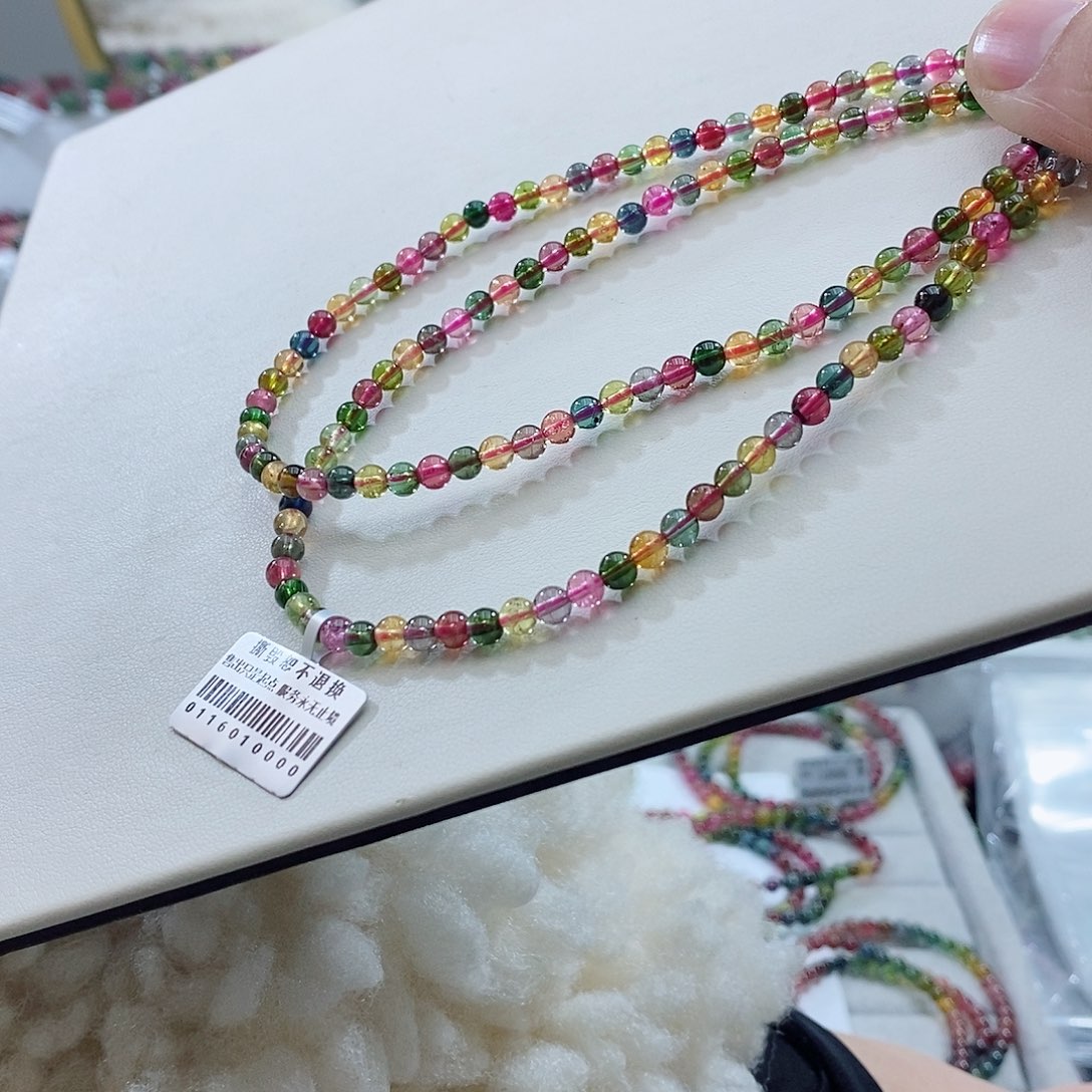 碧玺碧玺未镶嵌手链