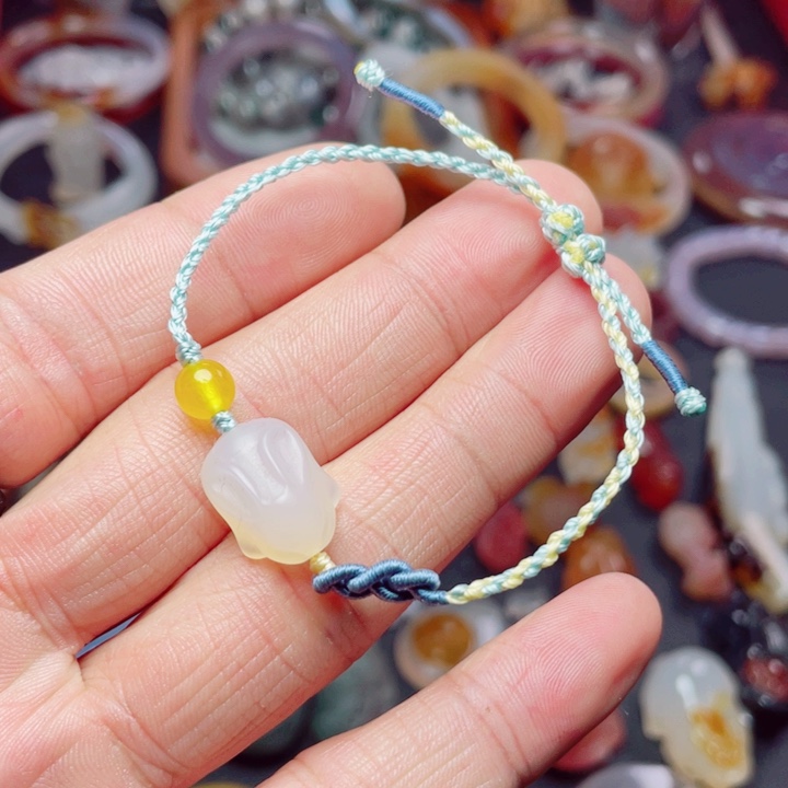 玛瑙/玉髓手链未镶嵌