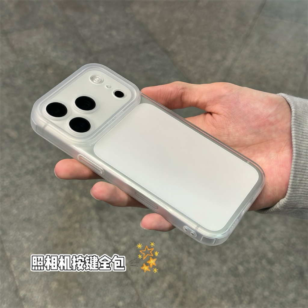 BANCA磨砂透白镜头适用iPhone17/16/18pro