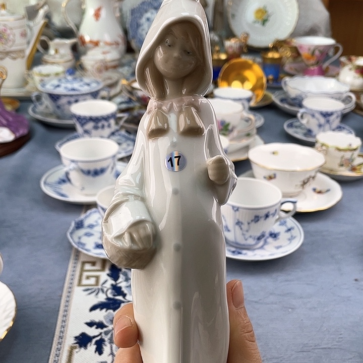 中古欧瓷瓷器小房子