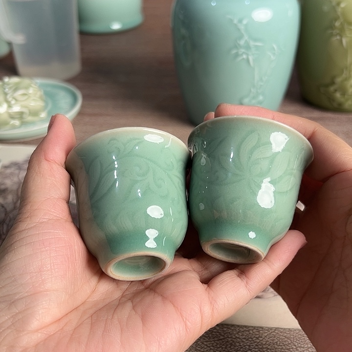 小米茶器龙泉青瓷