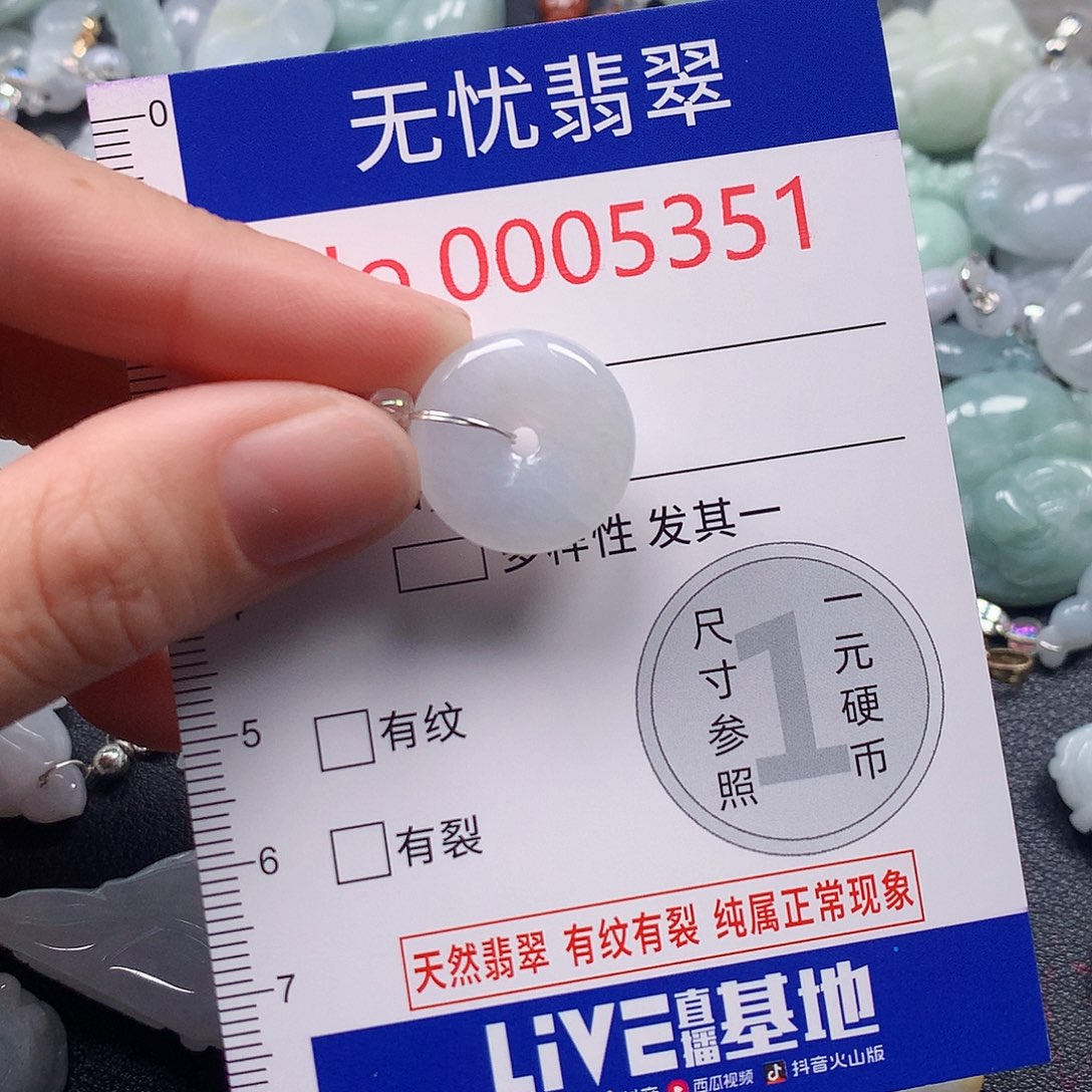 颈饰未镶嵌翡翠 