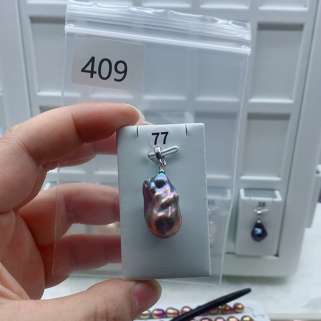 淡水珍珠吊坠(不含链)合金