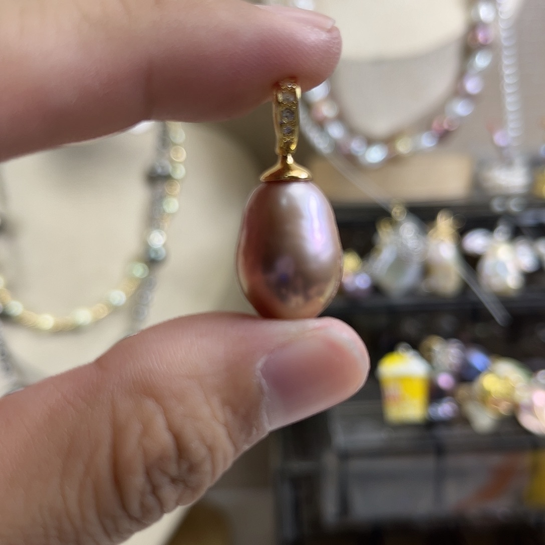 淡水珍珠吊坠(不含链)未镶嵌【纯恬】