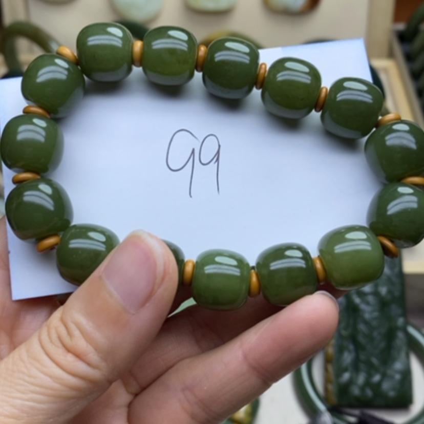 【闪购商品】和田玉手串未镶嵌橙*诚