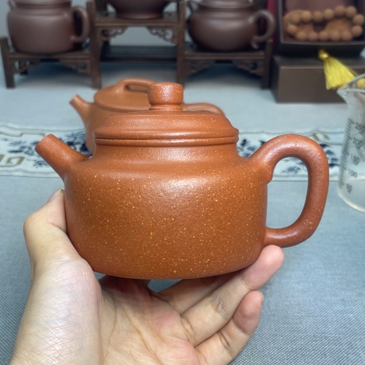 华***少茶杯紫砂德中 红降坡