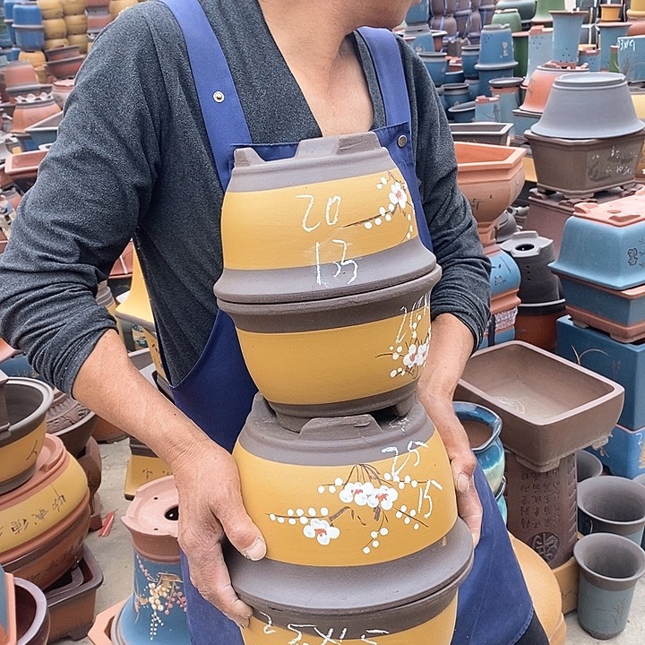 紫砂花盆紫砂花盆