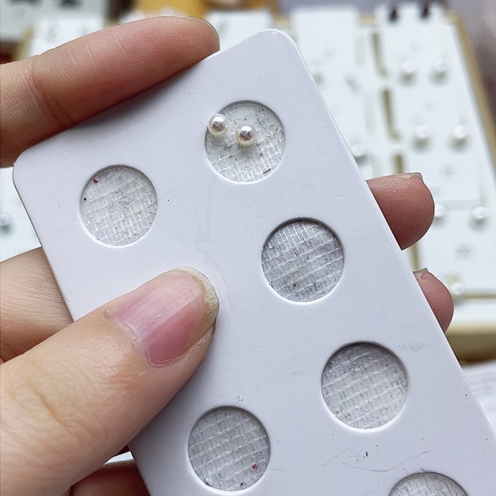 淡水珍珠耳饰银S925镶嵌?****.