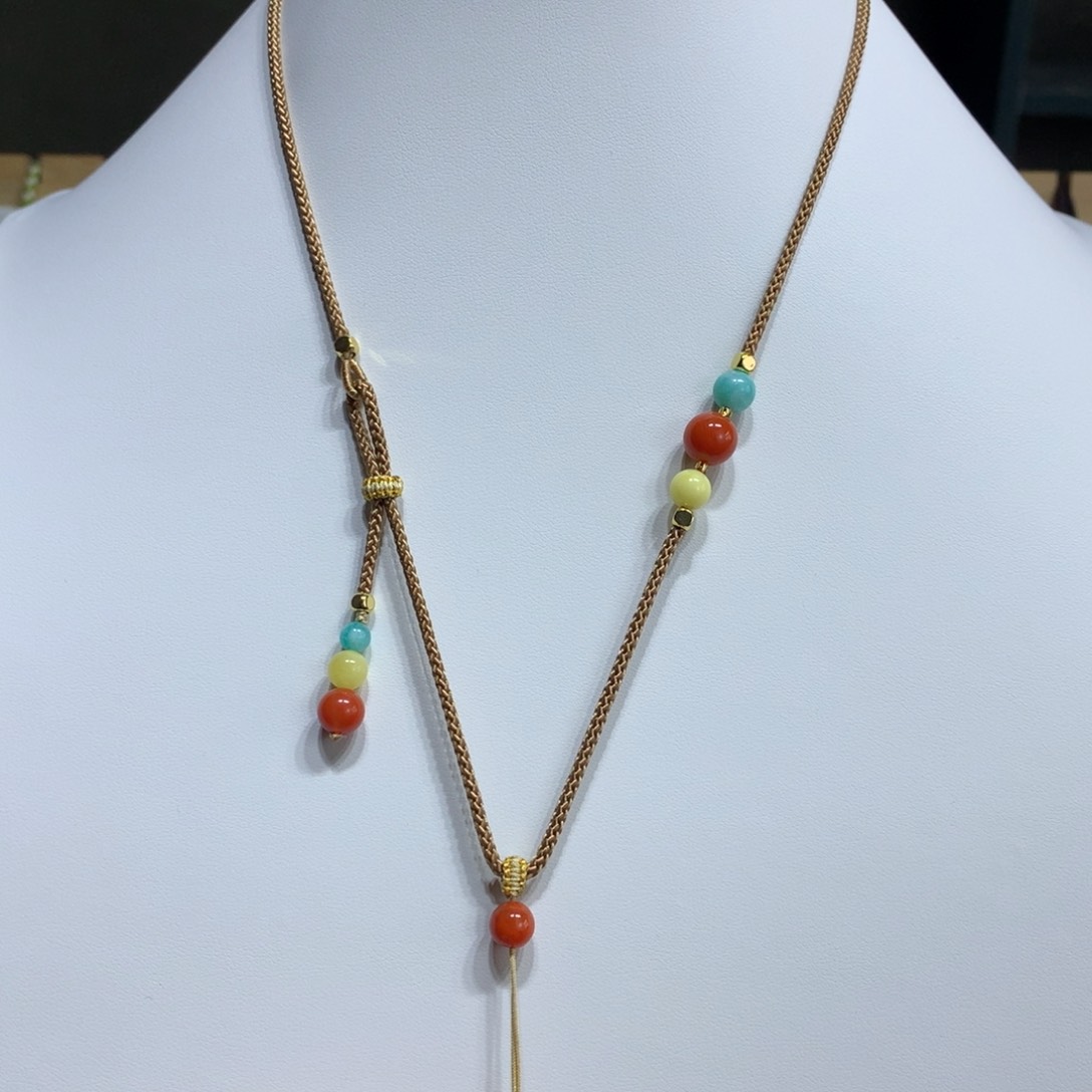 蜜蜡颈饰未镶嵌特价