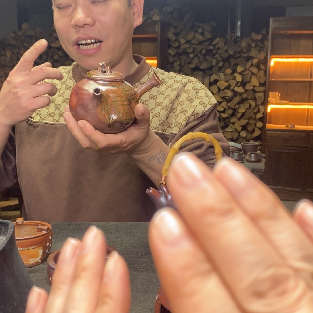 紫砂柴烧紫砂茶具