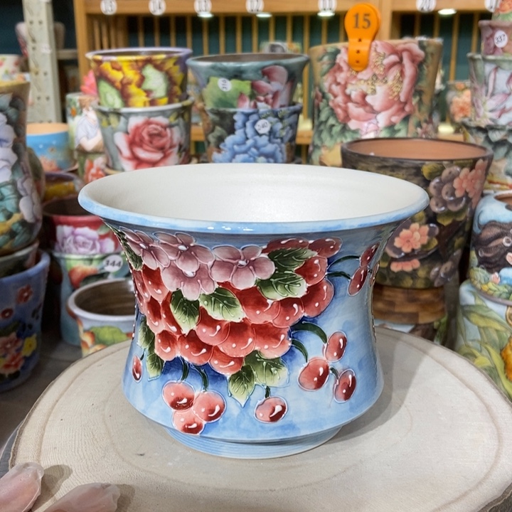 红陶景德镇艺术手绘作品