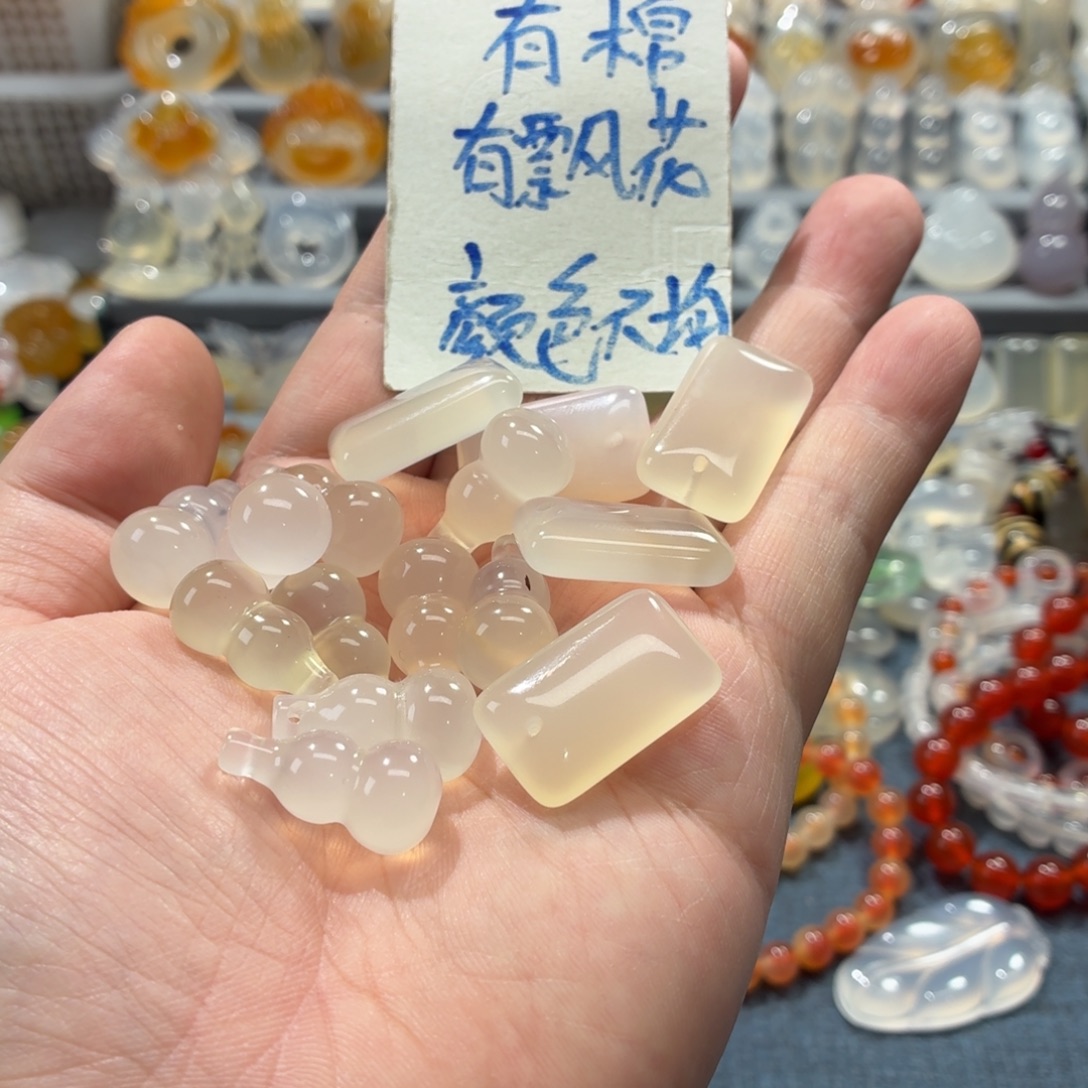 幸***运玛瑙/玉髓未镶嵌吊坠(不含链)