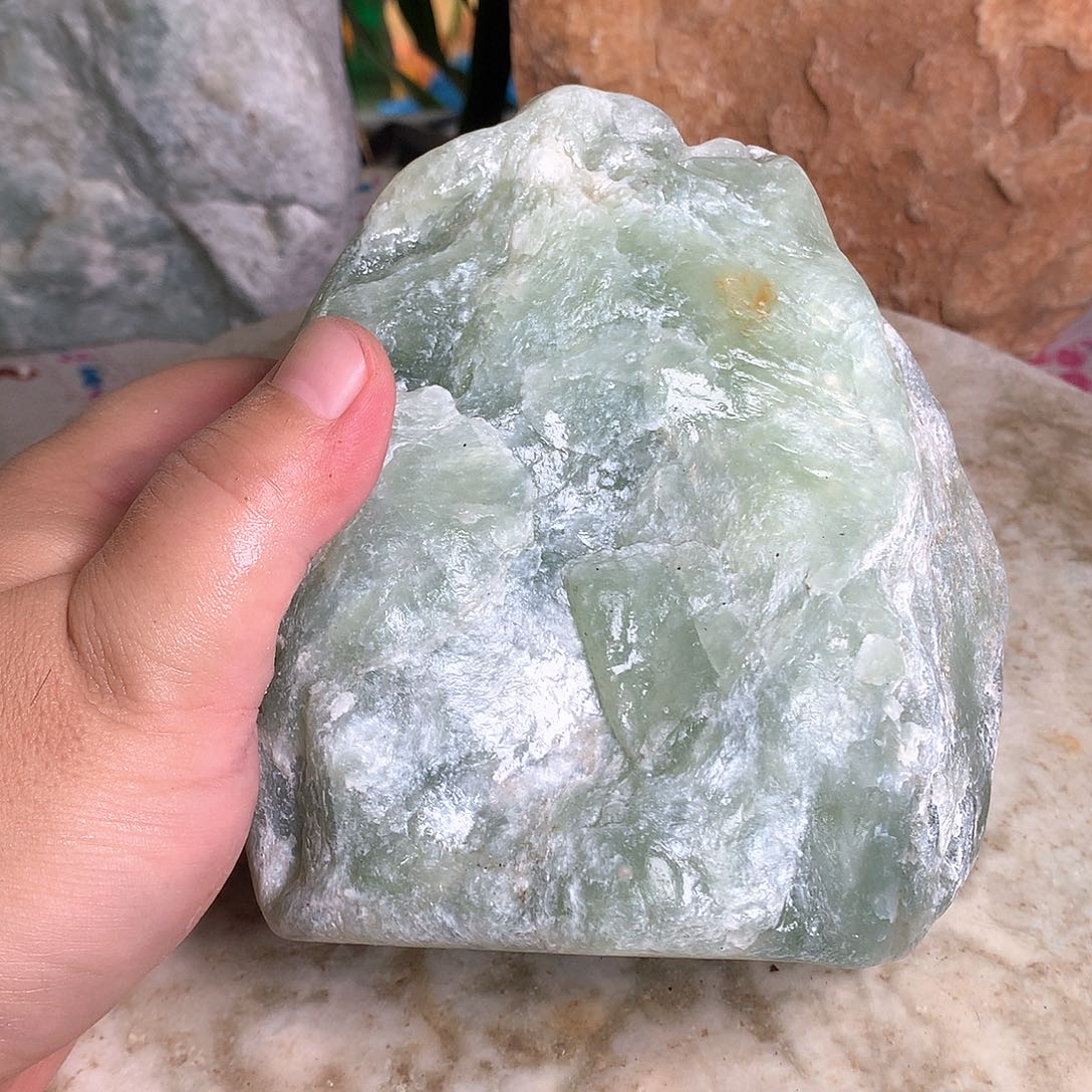 合金蛇纹石玉珠宝半成品