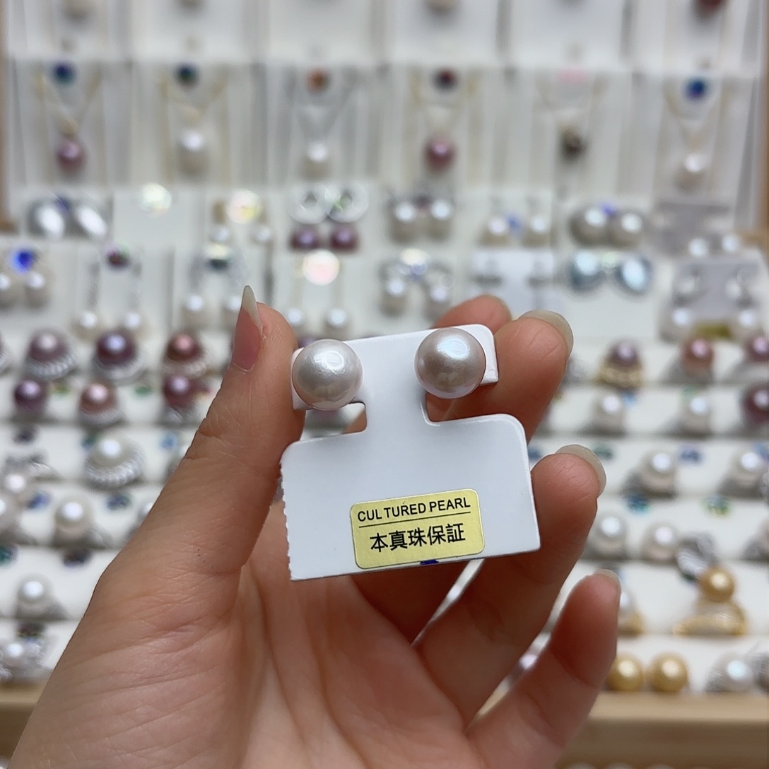 淡水珍珠颈饰银S925镶嵌