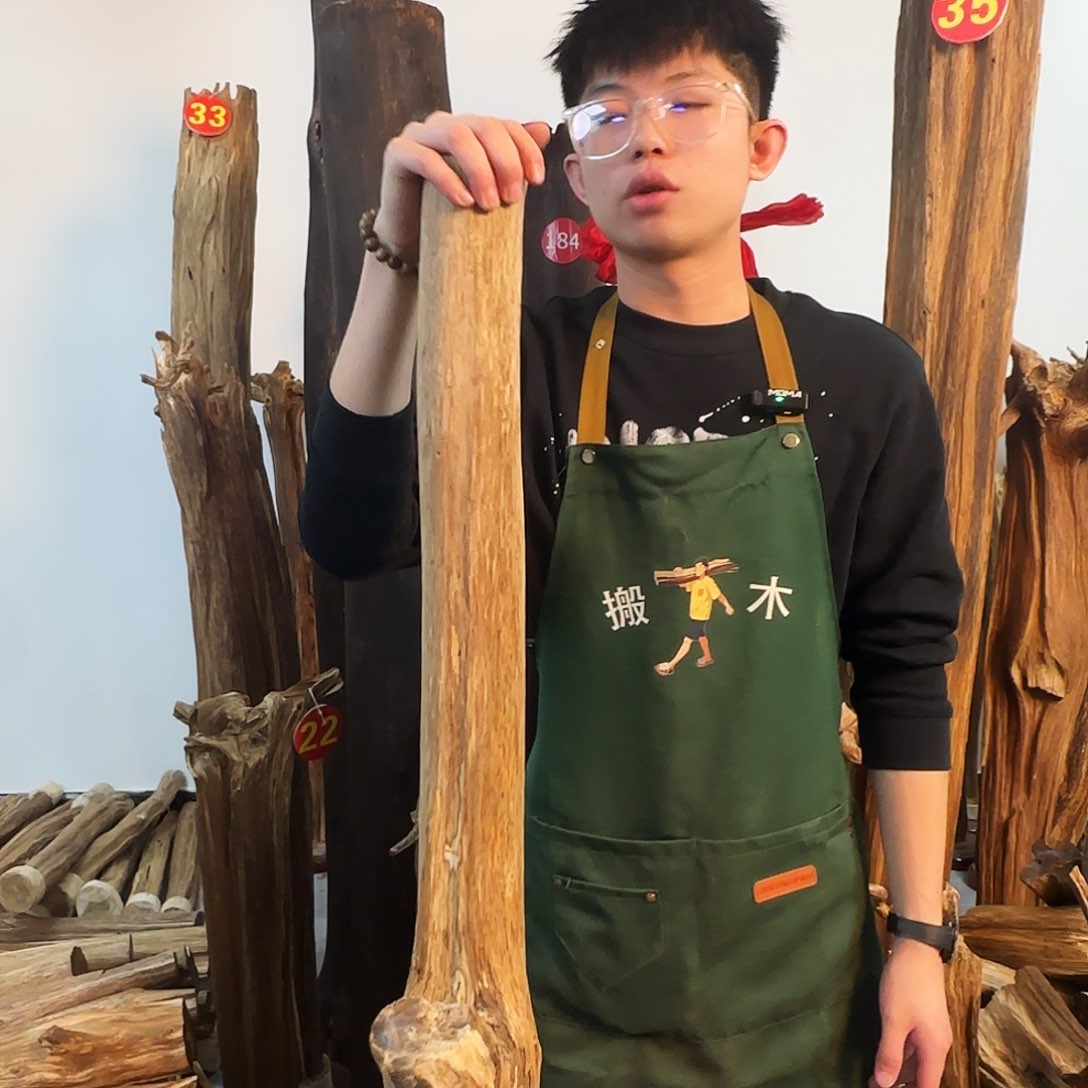 沉香摆件天然沉香原木摆件➕底座