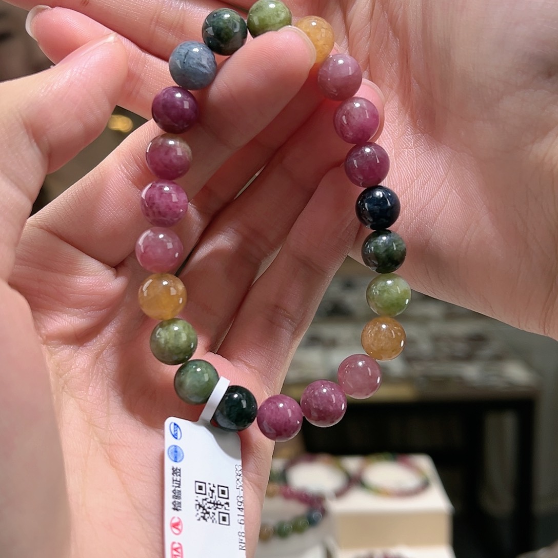 碧玺碧玺（多样性发一件）8mm未镶嵌