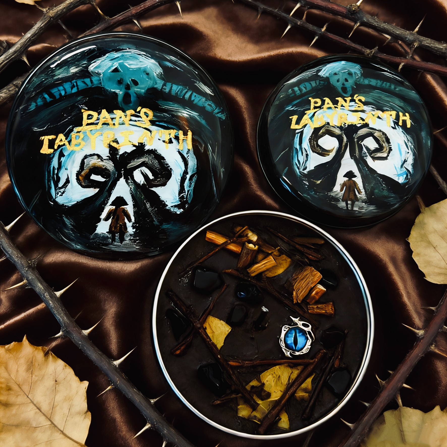 魔法草药精粹纯手工手绘精油香薰蜡【潘神的迷宫】突破化结新机遇