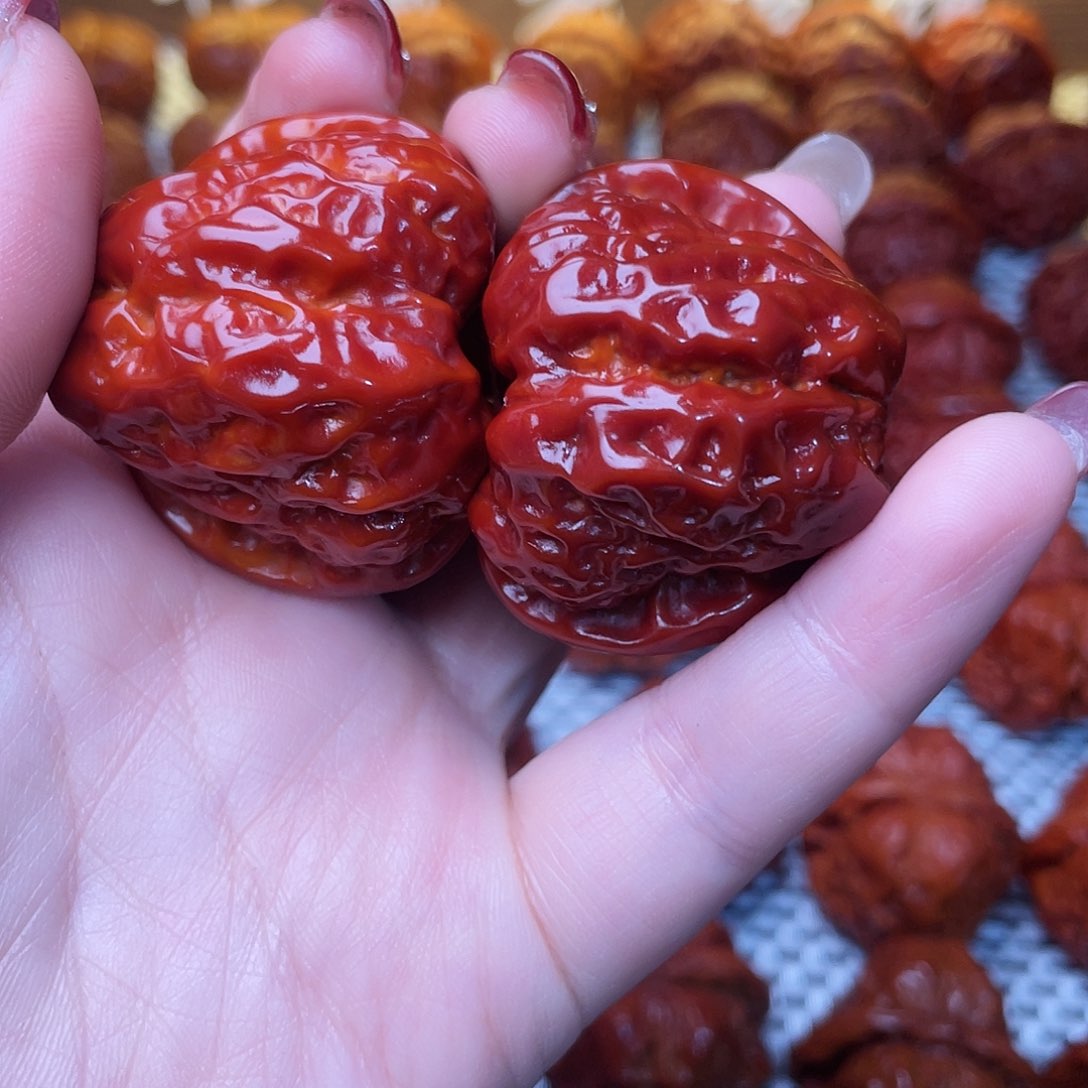 桃核吊坠文玩核桃 手把件 蛤蟆头 42