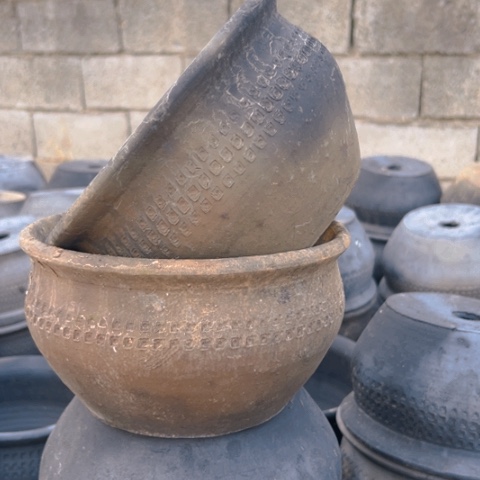 红陶口20高度12两个窑变