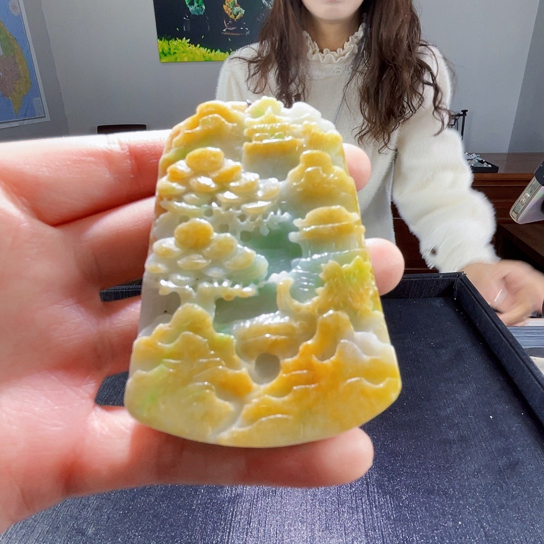 颈饰未镶嵌翡翠翡翠